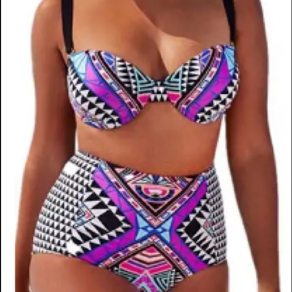 Swimsuits For All Other - Swimsuits For All Aztec High-Waist Bikini